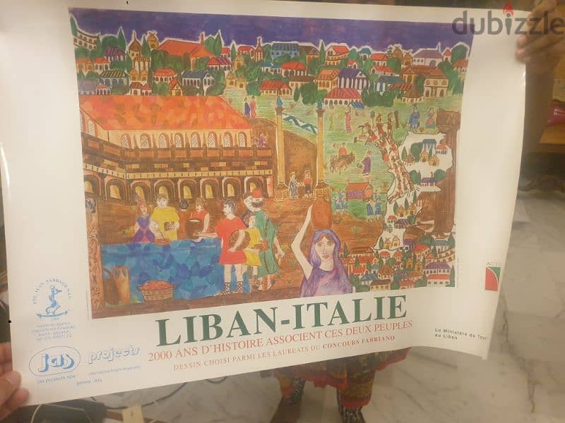 ١٤ صورة بوستر لبنان-ايطاليا،٢٠٠٠ سنة تاريخ تجمع هاذين الشعبين 6
