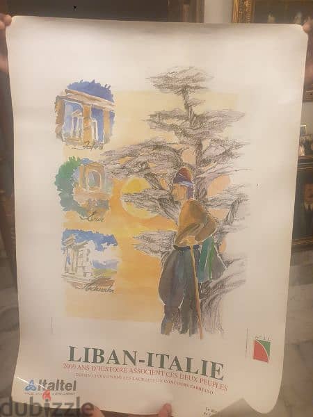 ١٤ صورة بوستر لبنان-ايطاليا،٢٠٠٠ سنة تاريخ تجمع هاذين الشعبين 11