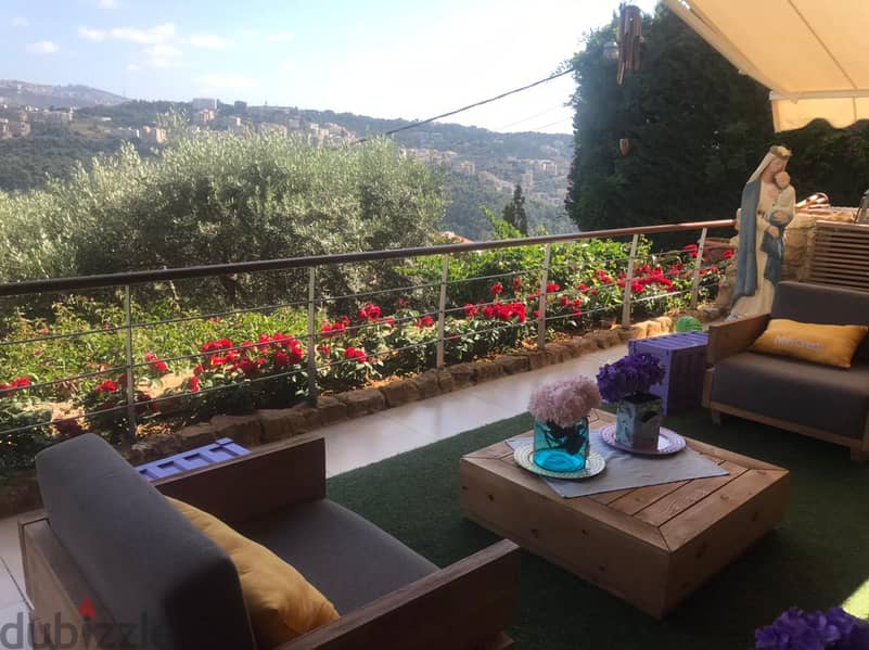 L08062 - Apartment for Sale in Daychounieh with Garden and Terrace 1