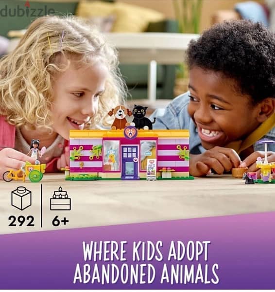 LEGO Friends Pet Adoption Café 41699 Building Toy - Collectible Animal 1