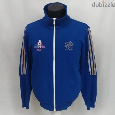 Original "France" 2012 Olympic Team Dark Blue Jacket Size Men Sma/Med