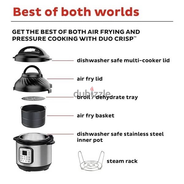 Instant Pot - Air Fryer and Duo Crisp - NEW with BONUS Items! 2