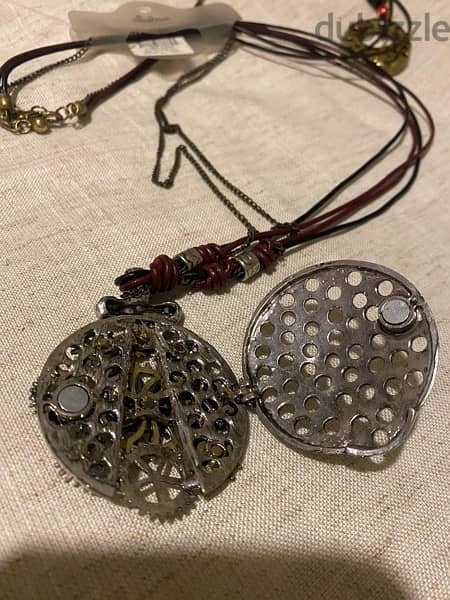 Steam punk style long necklace 2