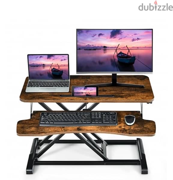 Standing Desk Converter طاولة إضافية للمكتب 10