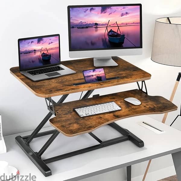 Standing Desk Converter طاولة إضافية للمكتب 12