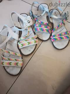 used Sandals size 36 each for 500,000 0