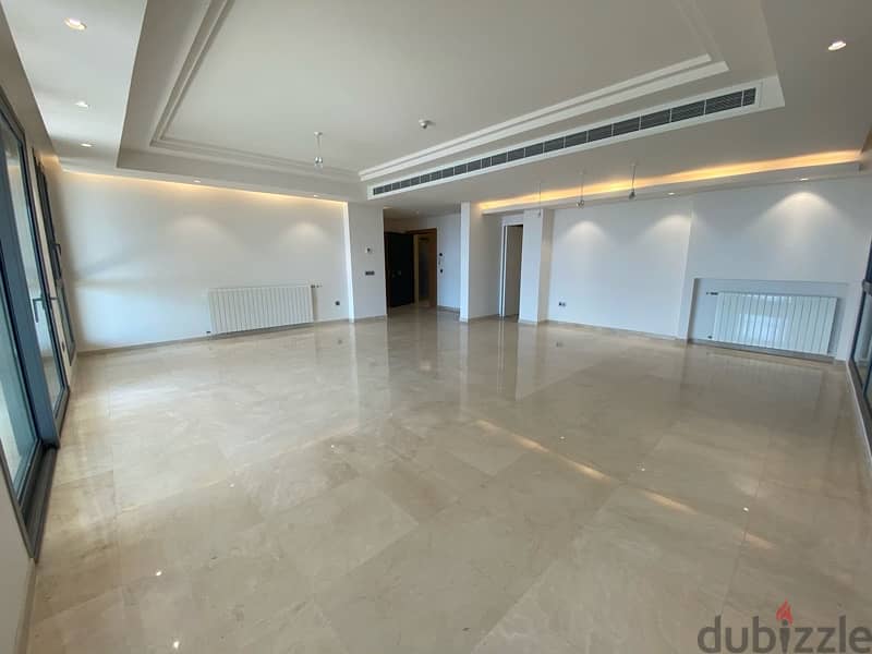 3 master bedrooms / full marina view/330 sqm apartment for rent dbayeh 2