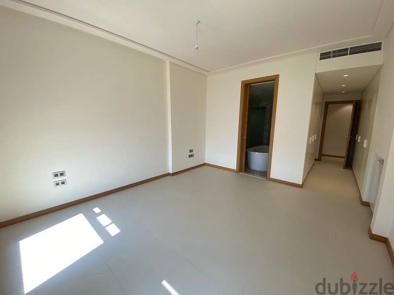 3 master bedrooms / full marina view/330 sqm apartment for rent dbayeh 5