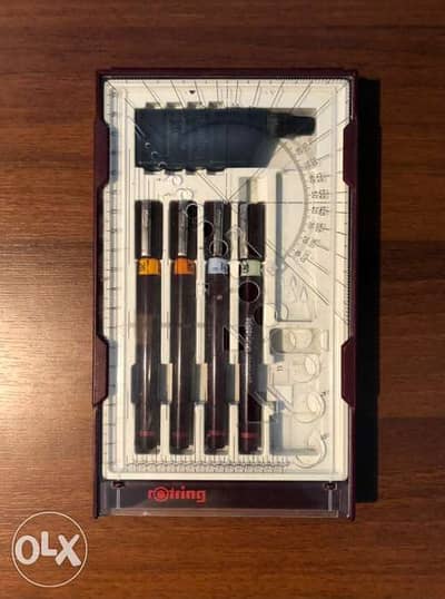 Rotring isograph 4 pen set