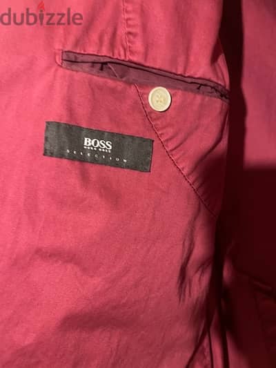 BOSS burgundi  blazer cotton size 54