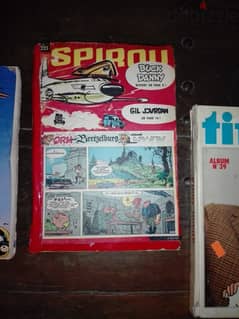 books spirou & tintin & asterix