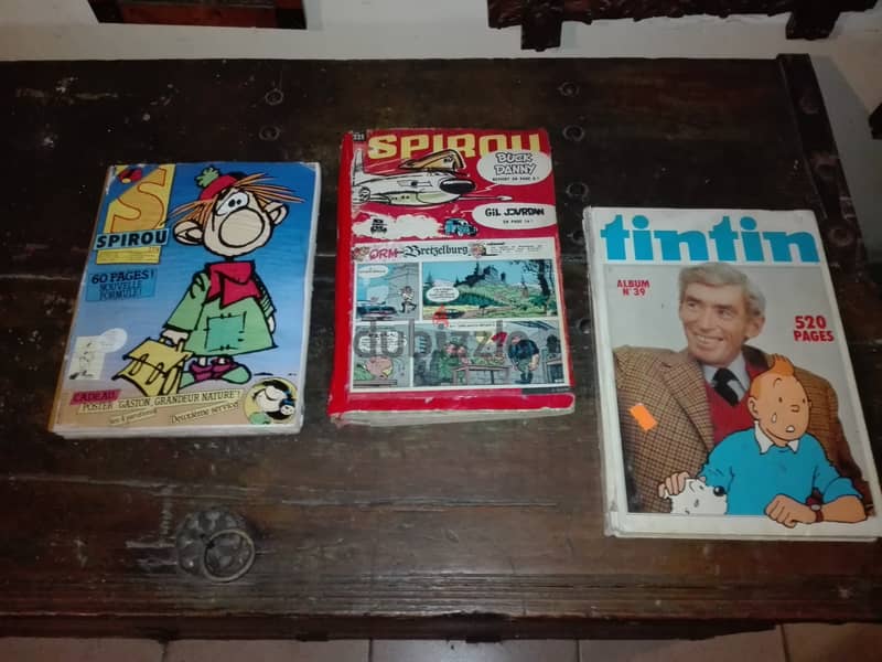 books spirou & tintin & asterix 3