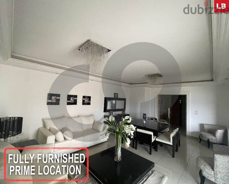 180 SQM super luxurious apartment in Aley Town/مدينة عاليه REF