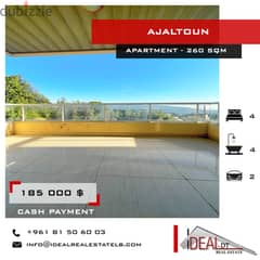 Apartment for sale in ajaltoun 260 SQM REF#NW56243