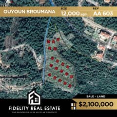 Land for sale in Broumana AA603 0