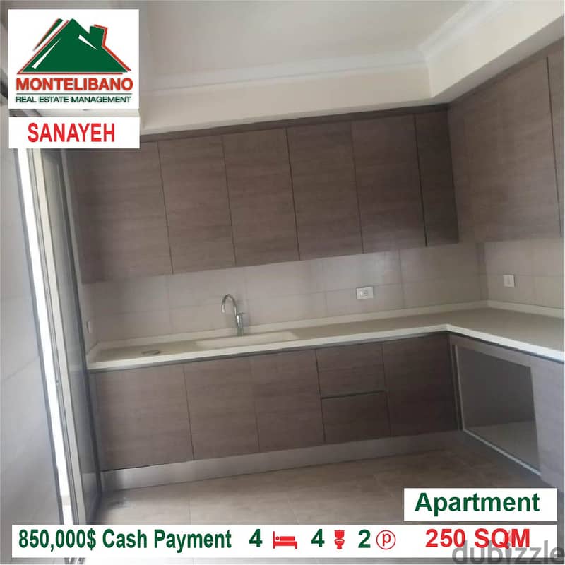 850,000$ Cash Payment!! Apartment for sale in Sanayeh!! 2