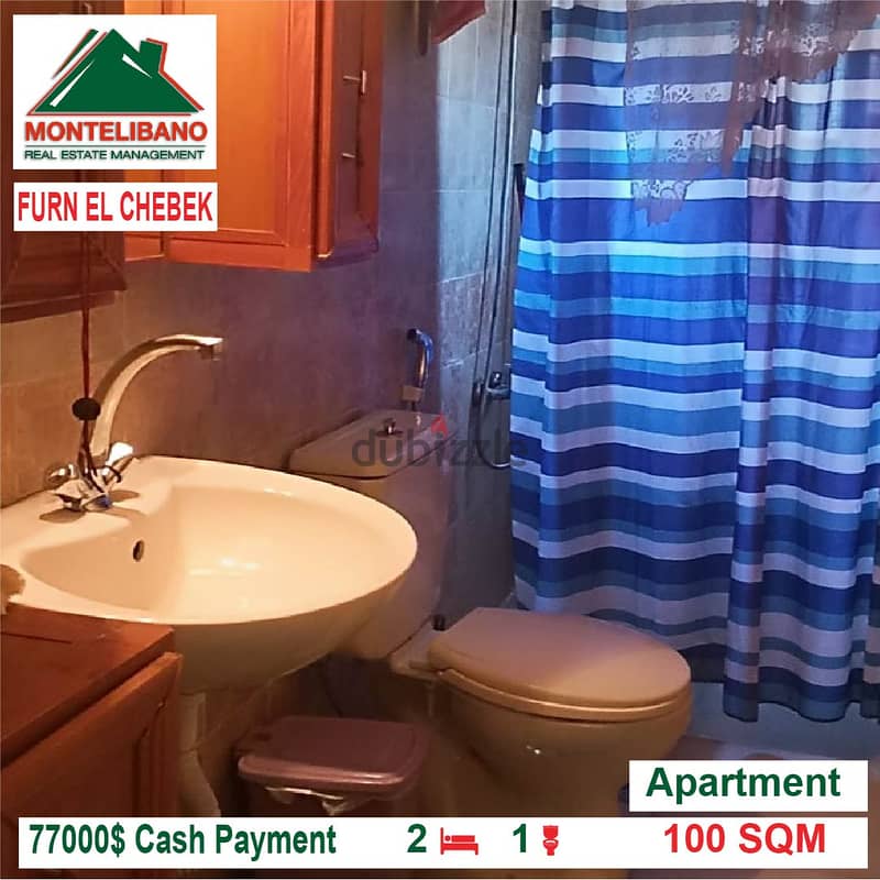 77000$ Cash Payment!! Apartment for sale in Furn El Chebek!! 3