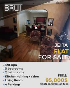 120 sqm Apartment for sale in Jeita