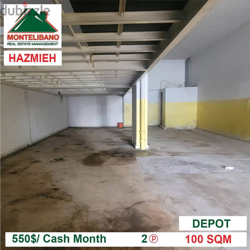 550$/Cash Month!! Depot for rent in Hazmieh!! 0
