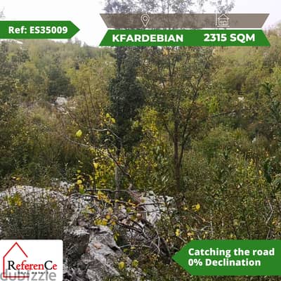 Prime land in kfardebian for sale ارض للبيع في كفردبيان