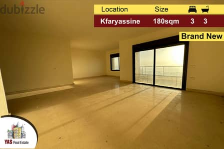 Kfaryassine 180m2 | Brand-New | High-End | Prime Location |KA