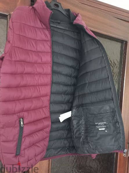 LC WAIKIKI Puffy Winter Bordeaux Standard Fit Jacket 2