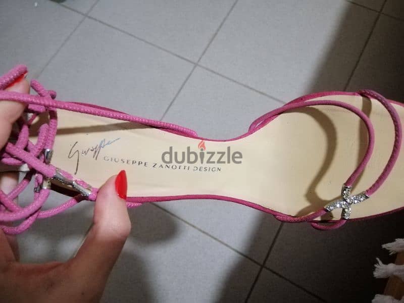 Giuseppe Zanotti pink sandals size 37.5 3