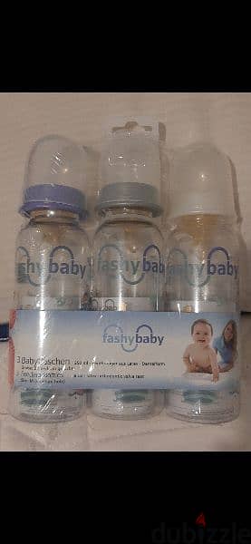Fashy Baby Bottles New from Germany ( set of 3 ) 1