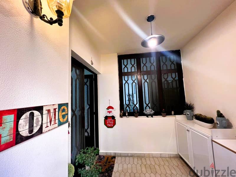Apartment with terrace & garden for sale in Baabdat شقة مع حديقة للبيع 3