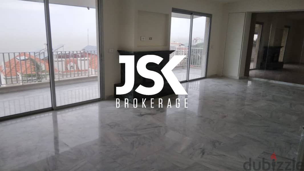 L13720-3-Bedroom Apartment With Open View for Sale in Beit Meri 0