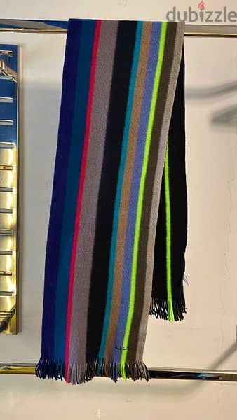 Paul Smith Wool Scarf Made in Germany 3
