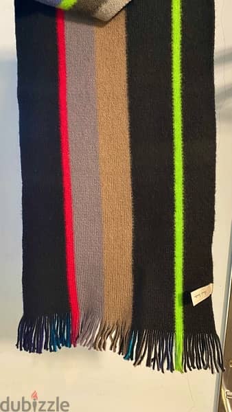 Paul Smith Wool Scarf Made in Germany 5