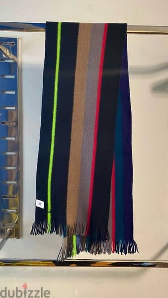 Paul Smith Wool Scarf Made in Germany 6