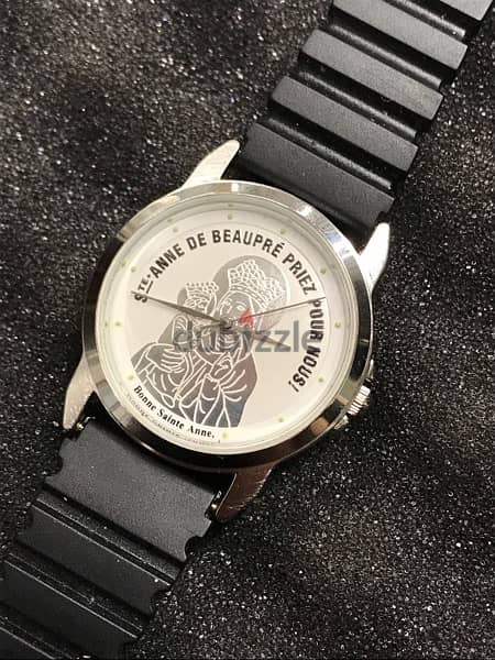 very rare watch new never used , st. anne de beaupre priez pour nous 3