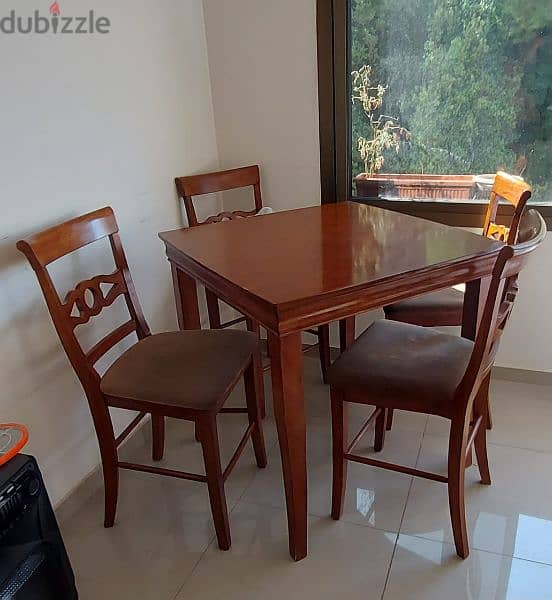 dining table 4 chairs 1