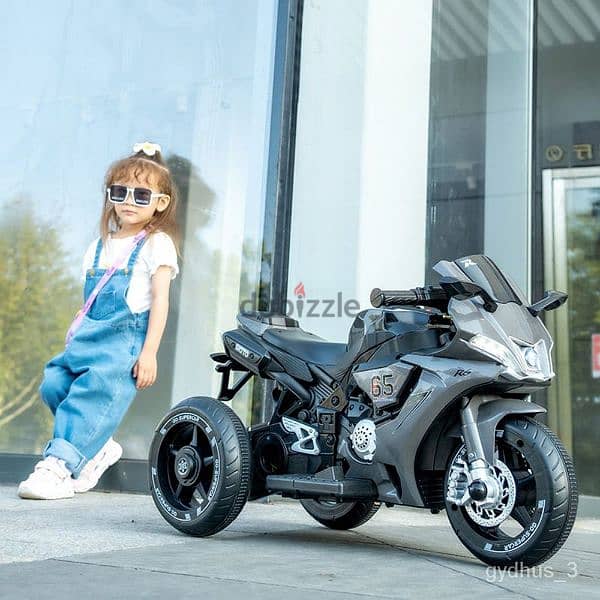 Children 2 Motors 6V Battery Powered Ride on Motorcycle 2
