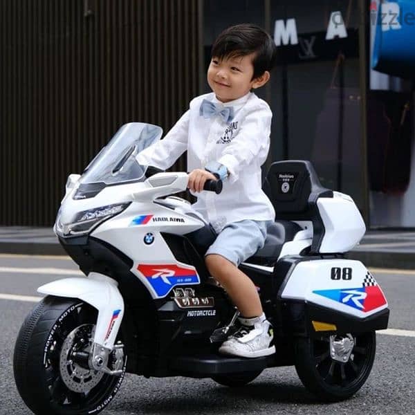 Children 2 Motors 12V  Ride On Police Motorcycle 2