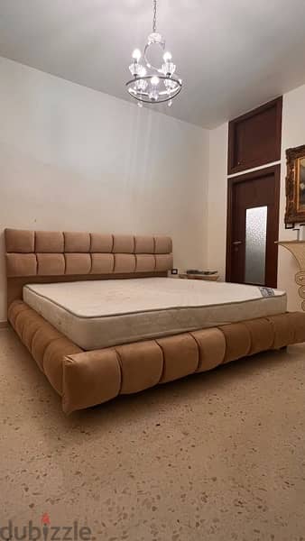 تخت مجوز منجد Double Bed