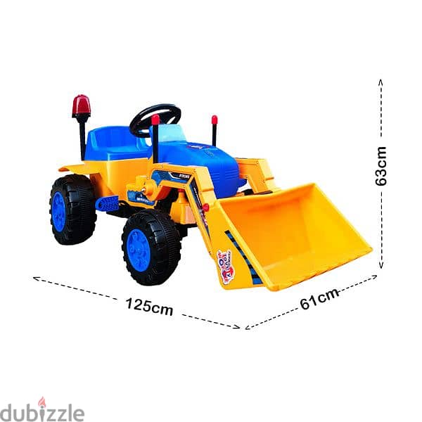 Children Ride On Pedal Buldozer 1