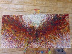 painting "Fluttering in Fall Hues" 0