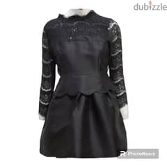 Black Chiffon dress 0
