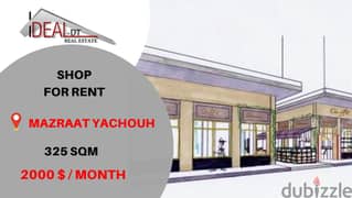 Shop for rent in mazraat yachouh 325 SQM REF#AG20111