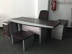 Executive Office Desk & Chair ( Factory Liquidation Price )