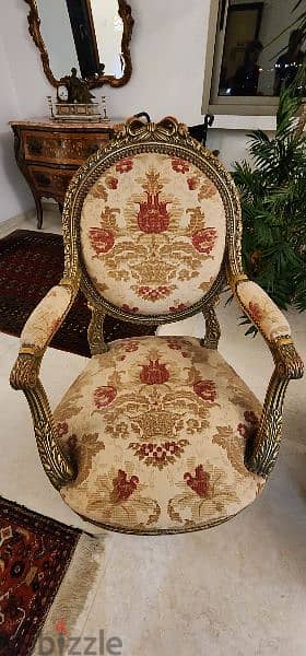 Louis XVI pair of chairs 1