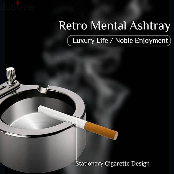 honest ashtray with lighter 0