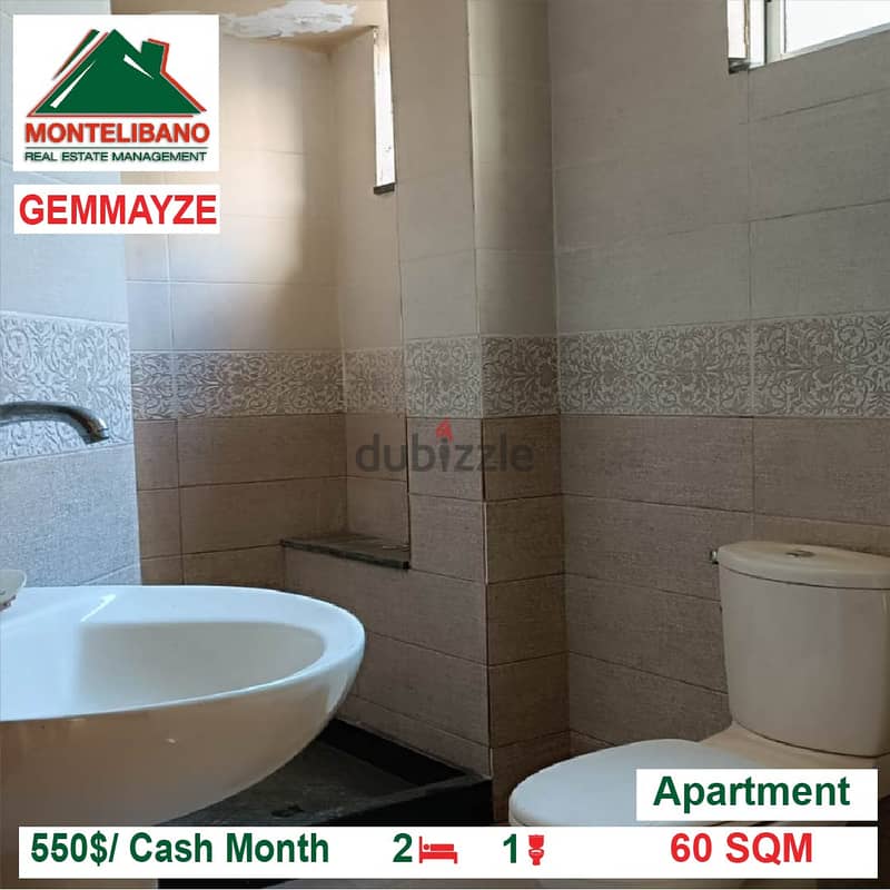 550$/Cash Month!! Apartment for rent in Gemmayze!! 3