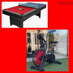 3 in 1 ( billiard + table tennis + air bike) 0