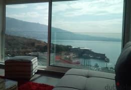 45 m2 Studio having an open sea view for rent in  Aqua Marina 2Tabarja
