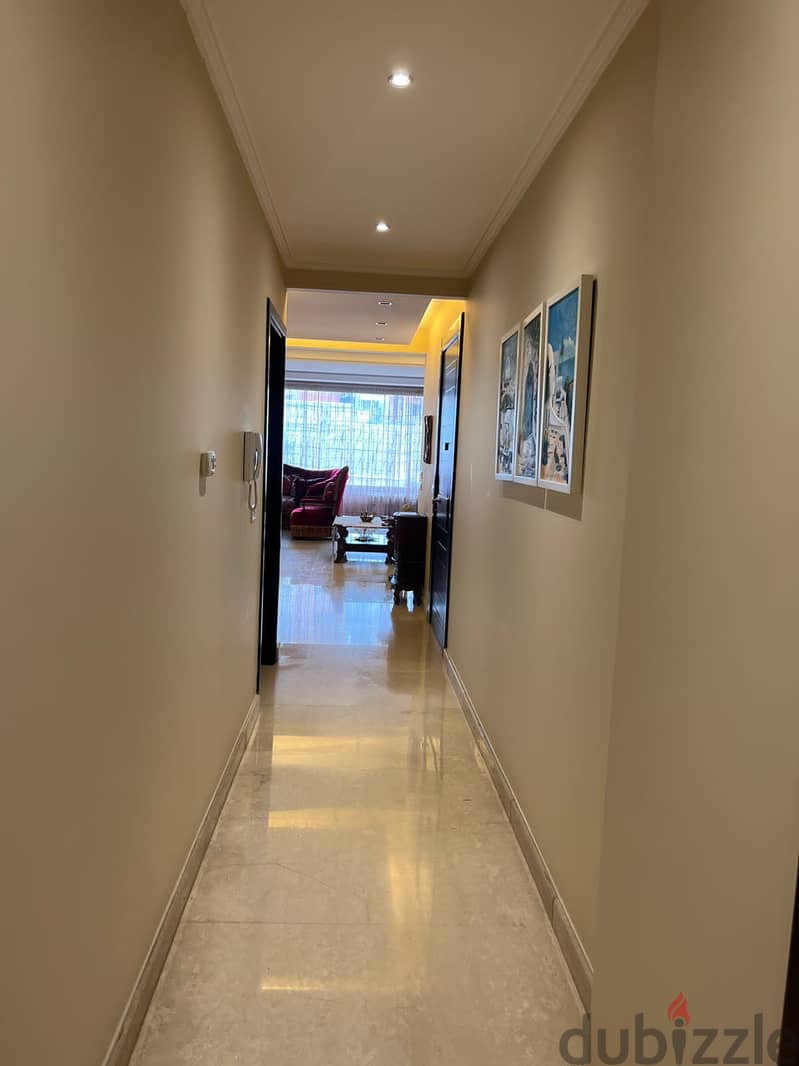 Furnished 250m2 apartment+100m2 terrace for sale in Hazmieh Martakla 5