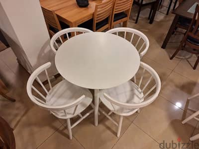 Table and 4 chairs